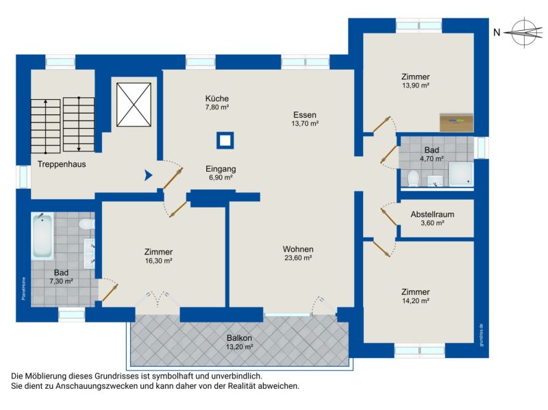 Exklusive Mietwohnung mit gro�z�gigem Balkon in Thumersbach/Zell am See /  / 5700&nbsp;Zell am See / Bild 8
