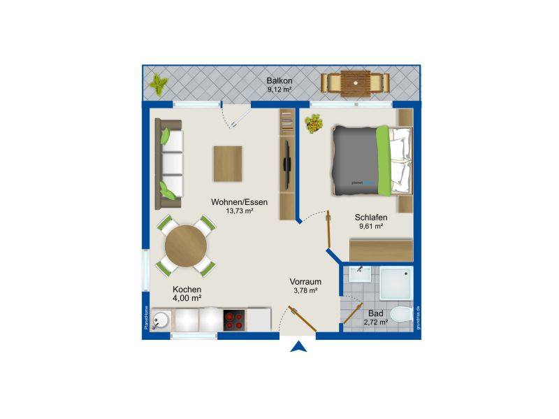 Topsanierte 2-Zimmer-Wohnung im Zentrum von Wattens / / 6112 Wattens / Bild 9
