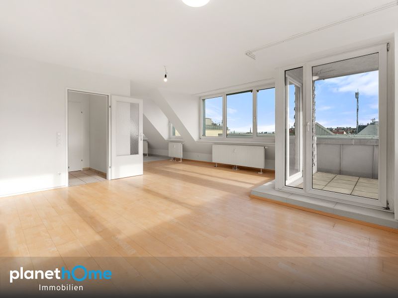Maisonette-Dachgeschoss: Licht, Luft und viele tolle Gestaltungsmöglichkeiten / / 1050 Wien / Bild 2