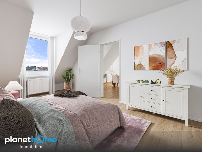 Maisonette-Dachgeschoss: Licht, Luft und viele tolle Gestaltungsmöglichkeiten / / 1050 Wien / Bild 7