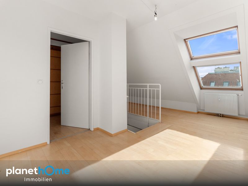Maisonette-Dachgeschoss: Licht, Luft und viele tolle Gestaltungsmöglichkeiten / / 1050 Wien / Bild 8