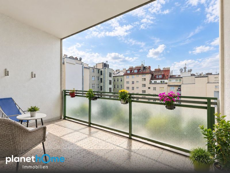 Ruhige 3-Zimmer-Wohnung mit südseitiger Loggia und Weitblick / / 1170 Wien / Bild 0