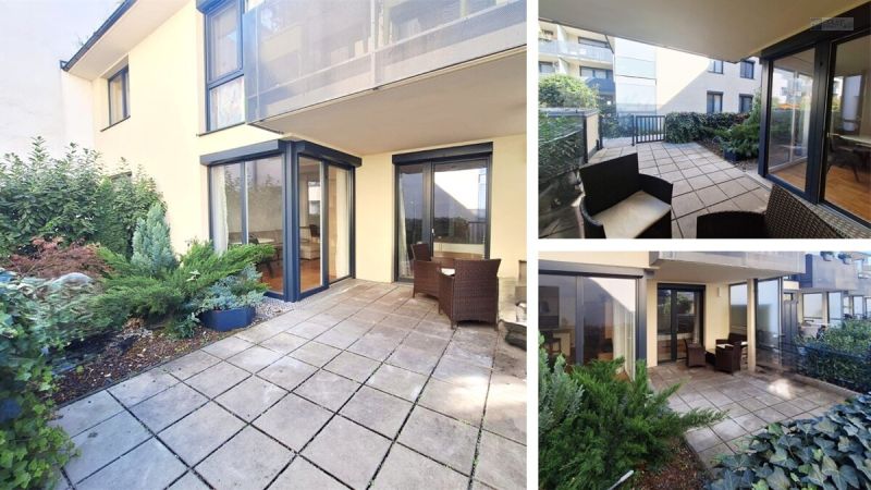 Urban und Grün mit 85 m² Gesamtnutzfläche: Ruhige Neubau-Gartenwohnung und Tiefgarage ? <br />
Nur 5 Gehminuten zur U6-Station