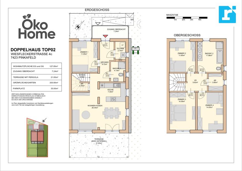 Modernes Wohnhaus in ruhiger Lage nahe Oberwart / / 7400 Oberwart / Felsöör / Bild 15