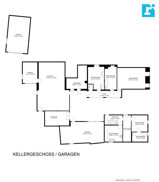 Zwei Wohneinheiten in Ruhelage ? Wohnhaus mit Obstgarten, Wald und vielseitigen Nebengeb�uden /  / 7435&nbsp;Holzschlag / Bild 14