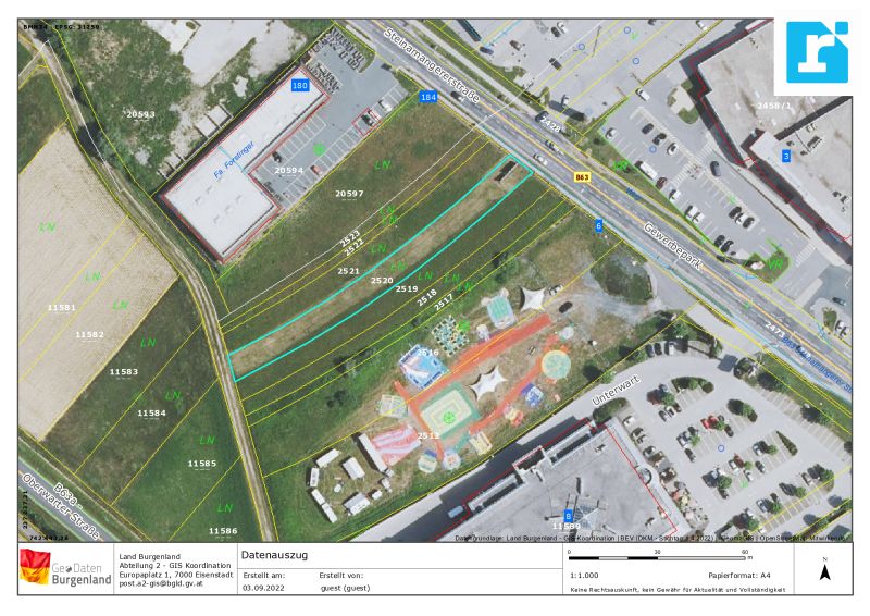 Gewerbegrundstück in Unterwart ? 1.109 m² Bauland-Betriebsgebiet in Top-Lage / / 34084 Unterwart / Bild 2
