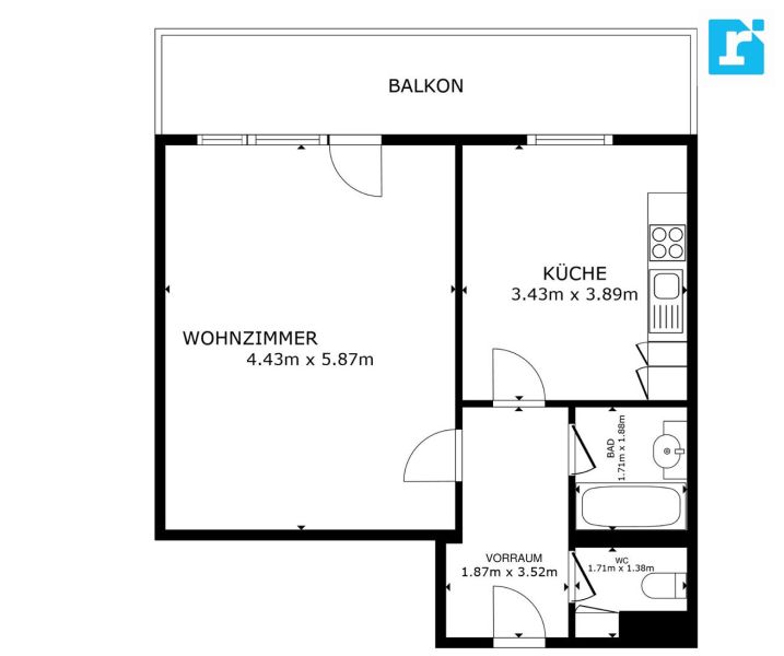 Wohlfühlwohnung mit Balkon in Bad Tatzmannsdorf / / 7431 Bad Tatzmannsdorf / Bild 8