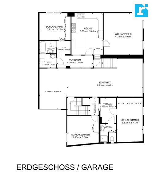 Zwei Wohneinheiten in Ruhelage ? Wohnhaus mit Obstgarten, Wald und vielseitigen Nebengeb�uden /  / 7435&nbsp;Holzschlag / Bild 13
