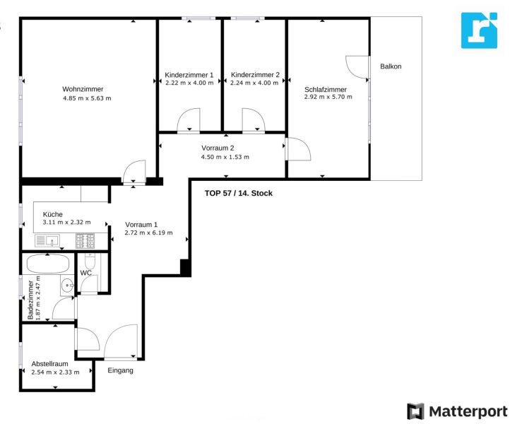 Ger�umige Wohnung mit tollem Fernblick im Zentrum von Oberwart ! /  / 7400&nbsp;Oberwart / Bild 0