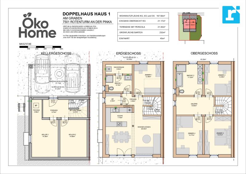 HAUS zur Miete in Rotenturm inkl. KELLER, Garten und Stellplatz /  / 7501&nbsp;Rotenturm an der Pinka / Bild 1