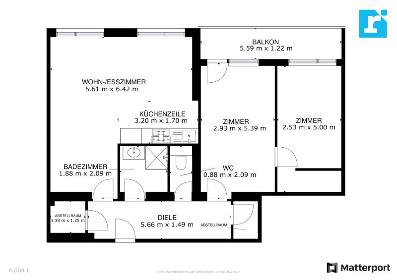 Wohnen im Herzen von Oberwart ? mit Loggia und beeindruckendem Weitblick �ber die Stadt /  / 7400&nbsp;Oberwart / Bild 2