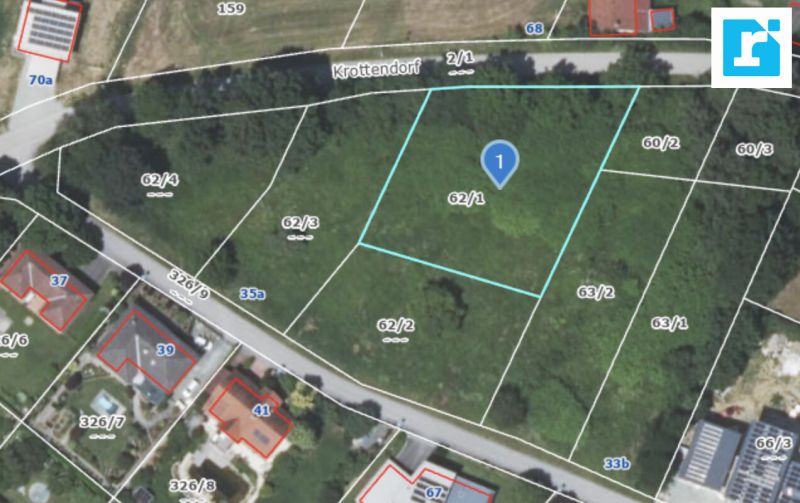 Baugrundst�ck mit Weitblick in Krottendorf bei G�ssing /  / 7540&nbsp;G�ssing / Krottendorf / Bild 2