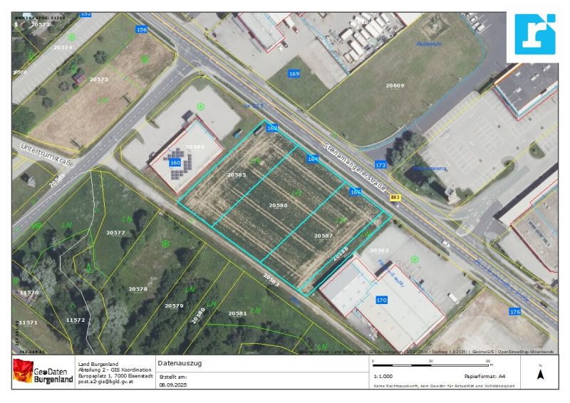Attraktives Gewerbegrundst�ck als BAURECHT im Industriegebiet Oberwart /  / 7400&nbsp;Oberwart / Bild 5