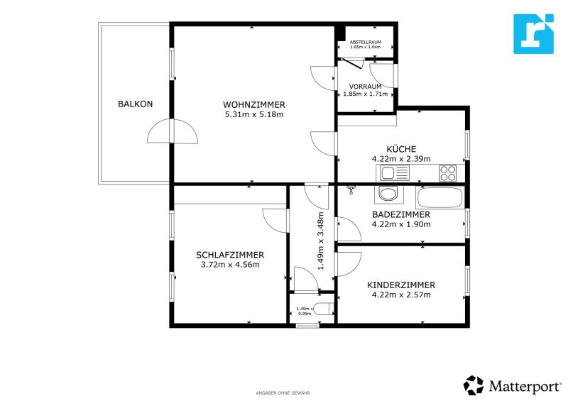 Bezugsfertige 3-Zimmer-Eigentumswohnung mit Balkon, Carport, Inventar & gro�em Lagerraum /  / 7423&nbsp;Grafenschachen / Kroisegg / Bild 0