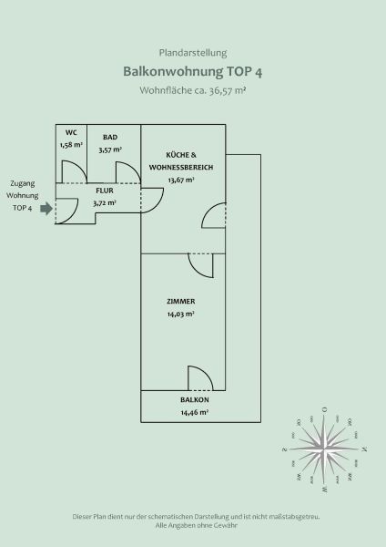 Wohnen mit Weitblick ? 2-Zimmer-Balkonwohnung in Kleinarl mit traumhaftem Bergpanorama - Ski amad� /  / 5603&nbsp;Kleinarl / Bild 5