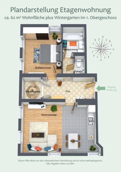 Helle 2-Zimmer-Wohnung mit optimaler Raumstruktur in begehrter, zentrumsnaher Lage von Saalfelden / / 5760 Saalfelden am Steinernen Meer / Bild 13