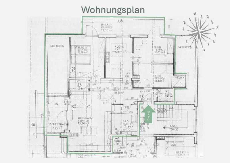 Gro�z�gige 5-Zimmer-Dachgeschosswohnung mit Balkon & Dachterrasse in St. Johann im Pongau /  / 5600&nbsp;Sankt Johann im Pongau / Bild 4
