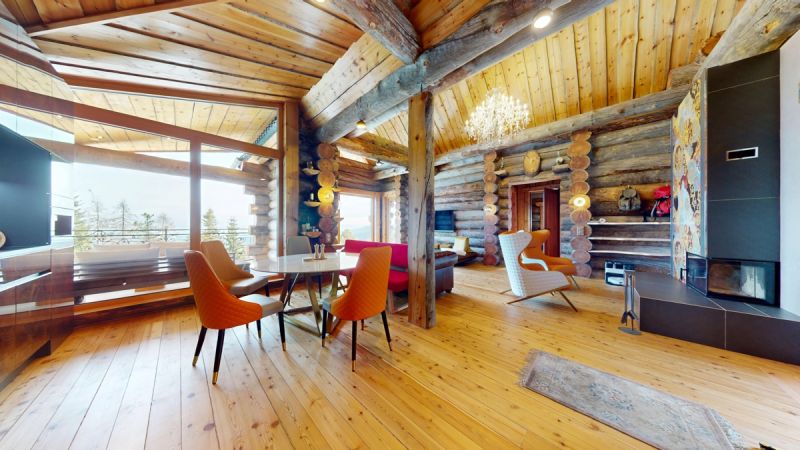 Ferienhaus/ Zweitwohnsitz: Finnisches Blockhaus trifft italienische Grazie - Nockbergen in K�rnten /  / 9571&nbsp;Albeck / Bild 7