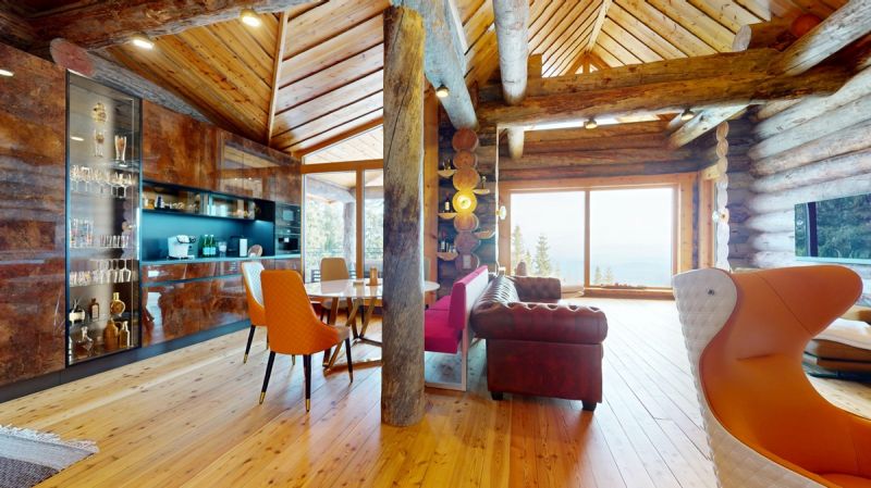 Ferienhaus/ Zweitwohnsitz: Finnisches Blockhaus trifft italienische Grazie - Nockbergen in K�rnten /  / 9571&nbsp;Albeck / Bild 8