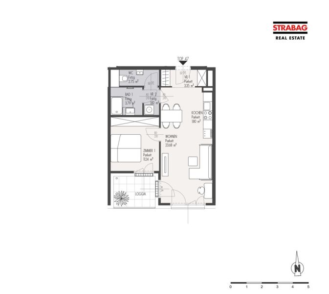 Helle 2-Zimmer-Wohnung nur wenige Schritte zur U-Bahn /  / 1230&nbsp;Wien / Bild 1