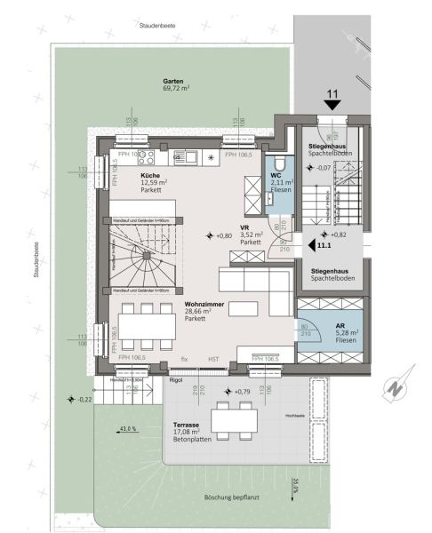 Top 11.01 | trees: Stilvolle Maisonettwohnungen in der historischen Sintstra�e in Linz ? Wohnen mit Flair und Charakter /  / 4020&nbsp;Linz / Bild 4