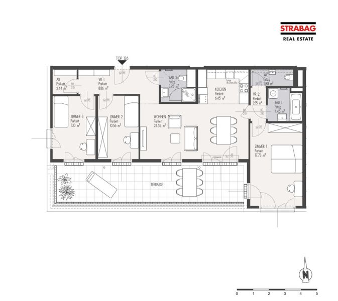 *Aktion-MEIN:G - Helle 4-Zimmer Wohnung mit einer groen Terrasse - Top 126 /  / 1230 Wien / Bild 1