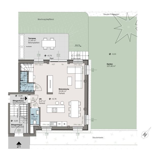 Top 21.02 | trees: Stilvolle Maisonettwohnungen in der historischen Sintstra�e in Linz ? Wohnen mit Flair und Charakter /  / 4020&nbsp;Linz / Bild 5