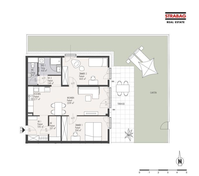 *Aktion-MEIN:G - Wundeschne 3-Zimmer Eck-Gartenwohnung - Top 5 /  / 1230 Wien / Bild 1