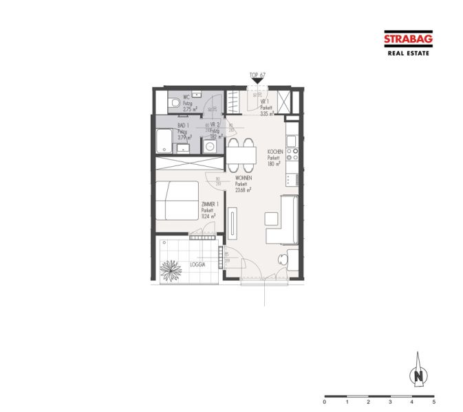 Helle 2-Zimmer-Wohnung nur wenige Schritte zur U-Bahn /  / 1230&nbsp;Wien / Bild 1