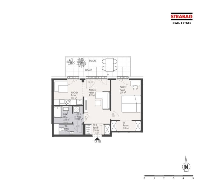 *Aktion-MEIN:G - Lifesyle pur- Premium 2-Zimmer Dachgeschosswohnung - Top 128 /  / 1230 Wien / Bild 1