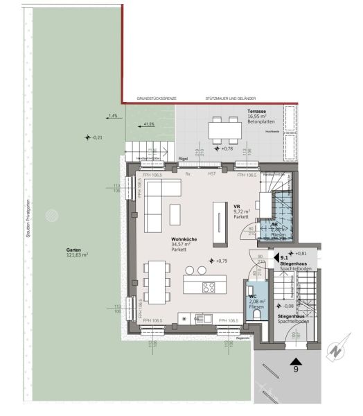 Top 9.01 | trees: Stilvolle Maisonettwohnungen in der historischen Sintstra�e in Linz ? Wohnen mit Flair und Charakter /  / 4020&nbsp;Linz / Bild 5