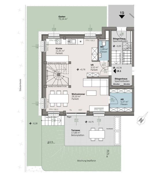 Top 19.01 | trees: Stilvolle Maisonettwohnungen in der historischen Sintstra�e in Linz ? Wohnen mit Flair und Charakter /  / 4020&nbsp;Linz / Bild 4