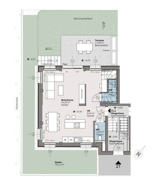 Top 21.01 | trees: Stilvolle Maisonettwohnungen in der historischen Sintstra�e in Linz ? Wohnen mit Flair und Charakter /  / 4020&nbsp;Linz / Bild 5