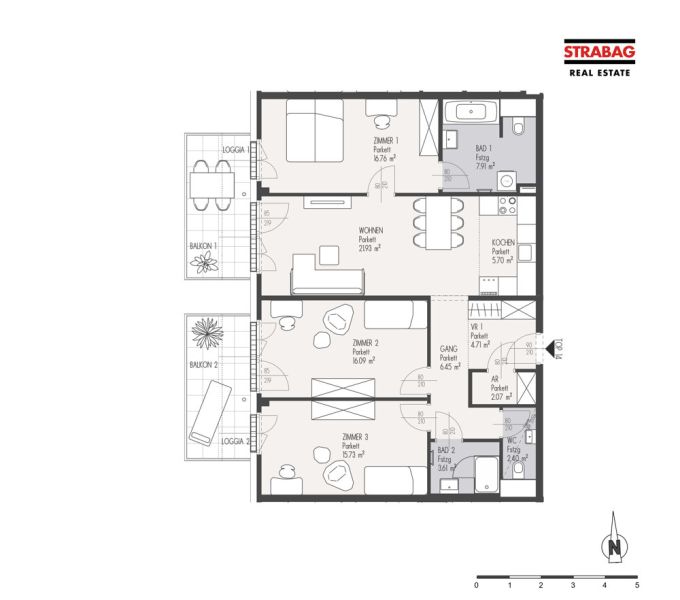 *Aktion-MEIN:G - Perfektefr Familie 4-Zimmer Wohnung mit 2 Balkonen - Top 14 /  / 1230 Wien / Bild 1