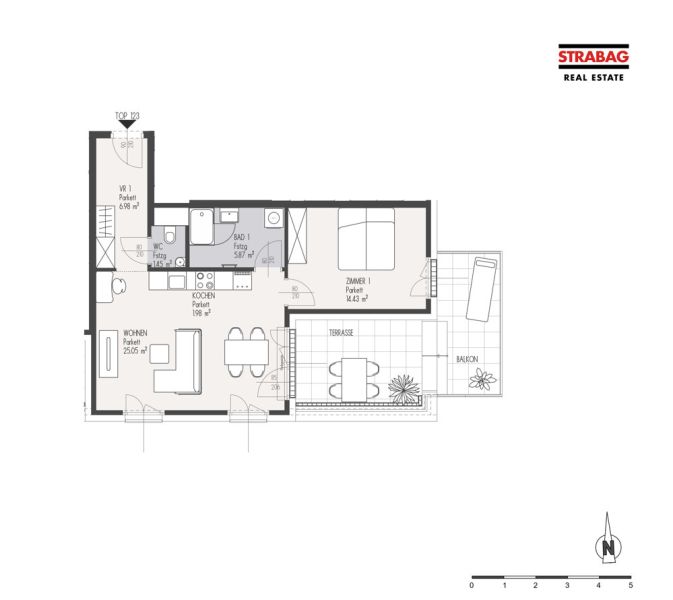 2- Zimmer Dachgeschosswohnung mit optimaler Verkehrsanbindung /  / 1230&nbsp;Wien / Bild 1