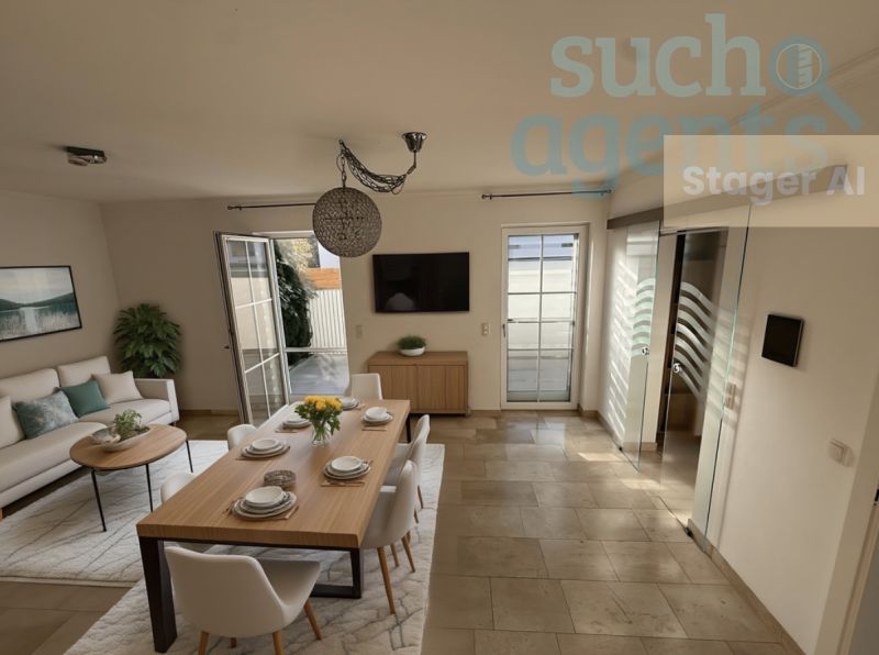 Exklusives Haushlfte mit moderner Kche, Marmorbden und 150 m Nutzflche