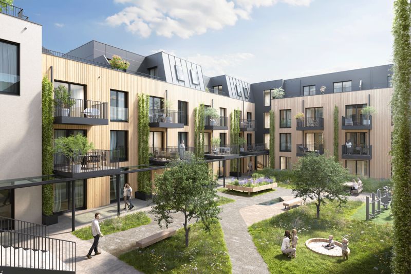 Neubau Anlegerwohnungen in Bahnhofsn�he